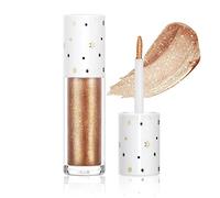 Go Ho Glitter Eye Makeup, Liquid Eyeshadow, Eyeliner Diamond Sparkle Eye Stick, Shimmer and Shine Lip Gloss for Women, 04# Champagne Bronze