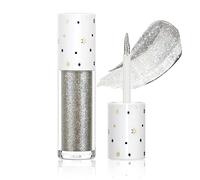 Go Ho Glitter Eye Makeup,Liquid Glitter Eyeshadow,Glitter Eyeliner Diamond Sparkle Eye Stick,Shimmer and Shine Glitter Lip Gloss for Women Eye Glitter,03# Silver