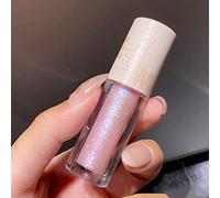 Go Ho Glitter Eyeshadow Makeup,Glitter Liquid Eyeshadow,Glitter Eyeliner Diamond Sparkle Eye Stick,Shimmer and Shine Makeup Glitter Lip Gloss for Women Korean Makeup,01# Pink Purple, 1
