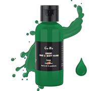 Go Ho Makeup Liquid Green Face Body Paint(2.1 oz),Green Makeup Water Based Face Paint and Body Paint for Special FX, Cosplay, and Halloween Make up