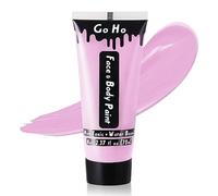 Go Ho Pastel Pink Cream Face Body Paint(2.37oz,70ml),Water Based Pastel Pink Makeup Face Painting for Adults Children SFX Cosplay Costumes Festivals Halloween