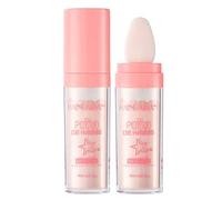 Go Ho Polvo De Hadas Shimmer Face Highlighter Powder Stick,Body Glitter Highlighter Makeup,High Gloss Sparkle Loose Highlight Powder for Face Body Hair Party Makeup(#02 Fairy Pink)