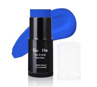 Go Ho Water Based Blue Face Paint Stick Washable (1.06 Oz),Non-toxic Cream Body Paint,Full-coverage Face Body Paint Makeup Stick for Adults Children Theater Halloween SFX Cosplay