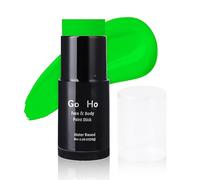 Go Ho Water Based Light Green Face Paint Stick Washable (1.06 Oz),Cream Body Paint Grinch Costume Makeup,Full-coverage Face Body Paint Makeup Stick for Adults Children Theater Halloween SFX Cosplay