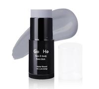 Go Ho Water Based Light Grey Face Paint Stick Washable,Non-toxic Cream Body Paint,Full-coverage Face Body Paint for Theater Halloween Cosplay SFX Vampire Skull Zombie Makeup