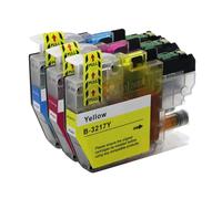 Go Inks 1 C/M/Y Set of 3 C/M/Y Ink Cartridges to replace Brother LC3217 C/M/Y Compatible/non-OEM for Brother MFC Printers (3 Inks)