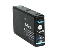 Go Inks 1 Cyan Ink Cartridge to replace Epson T7902 (79XL Series) Compatible/non-OEM for Epson Workforce Pro Printers
