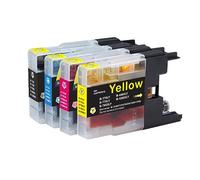 Go Inks® 1 Set of 4 Ink Cartridges to Replace Brother LC1280XL Compatible/Non-OEM for Brother MFC Printers (4 Inks)