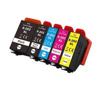Go Inks 1 Set of 5 Ink Cartridges to replace Epson 202XL Compatible/non-OEM for Epson Expression Photo Printers (5 Inks)