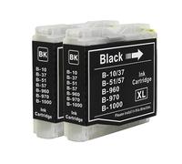 Go Inks 2 Black Ink Cartridges to Replace Brother LC970BK & LC1000BK Compatible/Non-OEM for Brother DCP, MFC and FAX Printers