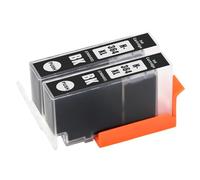 Go Inks 2 Compatible Black HP 364 XL (HP364Bk) Printer Ink Cartridges Compatible/non-OEM for HP Photosmart Printers