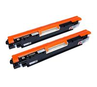 Go Inks 2 Black Laser Toner Cartridges to replace HP CF350A Compatible/non-OEM for HP Colour Laserjet Pro Printers