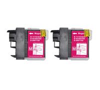 Go Inks 2 Magenta Ink Cartridges to replace Brother LC985M Compatible/non-OEM for Brother DCP & MFC Printers