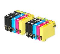 Go Inks 2 Set of 4 + extra Black Ink Cartridges to replace Epson 502XL+502XLBk Compatible/non-OEM for Epson WorkForce & Expression Printers (10 Inks)