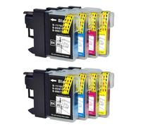 Go Inks 2 Set of 4 Ink Cartridges to replace Brother LC985 Compatible/non-OEM for Brother DCP & MFC Printers (8 Inks)