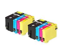 Go Inks 2 Set of 4 Ink Cartridges to replace Epson T2715 (27XL Series) Compatible/non-OEM for Epson Workforce Printers (8 Inks)