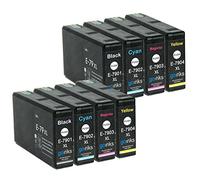 Go Inks 2 Set of 4 Ink Cartridges to replace Epson T7906 (79XL Series) Compatible/non-OEM for Epson WorkForce Pro Printers (8 Inks)