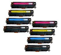 Go Inks 2 Set of 4 Laser Toner Cartridges to replace HP CF410A/CF411A/CF412A/CF413A Compatible/non-OEM for HP Colour Laserjet Pro Printers (8 Toners)