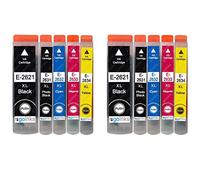 Go Inks® 2 Set of 5 Ink Cartridges to Replace Epson T2636 (26XL Series) Compatible/Non-OEM for Epson Expression Premium Printers (10 Inks), Black, Photo Black, Cyan, Magenta, Yellow, High Capacity