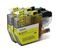 Go Inks 2 Yellow Ink Cartridges to replace Brother LC3217Y Compatible/non-OEM for Brother MFC Printers