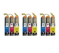 Go Inks 3 C/M/Y Set of 3 Ink Cartridges to replace Brother LC223 C/M/Y Compatible/non-OEM for Brother DCP and MFC Printers (9 Inks), Standard Capacity