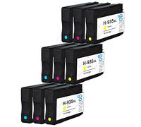 Go Inks 3 C/M/Y Set of 3 Ink Cartridges to replace HP 935 (XL Capacity) Compatible/non-OEM for HP Photosmart Printers (9 Inks)