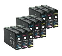 Go Inks 3 C/M/Y Sets of 3 Ink Cartridges to replace Epson T7906 C/M/Y (79XL Series) Compatible/non-OEM for Epson Workforce Pro Printers (9 Inks)