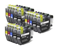 Go Inks 3 Compatible Set of 4 + Extra Black to replace Brother LC3217 + LC3217Bk Compatible/non-OEM for Brother MFC Printers (15 Inks)