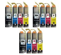 Go Inks 3 Set of 4 Cartridges to replace Brother LC223 Compatible/non-OEM for Brother DCP and MFC Printers (12 Inks)