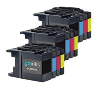 Go Inks 3 Set of 4 Ink Cartridges to replace Brother LC1280XL Compatible/non-OEM for Brother MFC Printers (12 Inks)