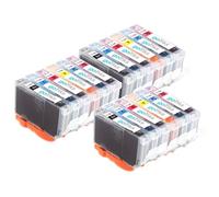 Go Inks 3 Set of 6 Ink Cartridges to replace Canon CLI-8 Compatible/non-OEM for PIXMA Printers (18 Pack)