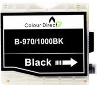 Go Inks 4 Black Ink Cartridges to replace Brother LC970Bk and LC1000Bk Compatible/non-OEM for Brother DCP, MFC and FAX Printers, High Capacity