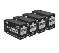 Go Inks 4 Black Ink Cartridges to replace Canon PGI-1500XLBk Compatible/non-OEM for PIXMA Printers