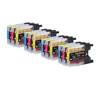 Go Inks 4 Set of 3 C/M/Y Ink Cartridges to replace Brother LC1240 & LC1220 Compatible/non-OEM for Brother DCP & MFC Printers (12 Inks)