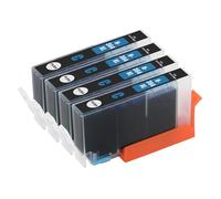 Go Inks® 4 Cyan Ink Cartridges to replace HP 364 XL (HP364C) Compatible/non-OEM for HP Photosmart Printers, High Capacity