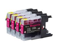 Go Inks 4 Magenta Ink Cartridges to replace Brother LC1280XLM Compatible/non-OEM for Brother MFC Printers
