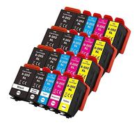 Go Inks 4 Sets of 5 Ink Cartridges to replace Epson 202XL Compatible/non-OEM for Epson Expression Photo Printers (20 Inks)