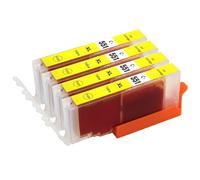 Go Inks C-551Y Ink Cartridge to replace Canon CLI-551Y for use with PIXMA Printers (Pack of 4), yellow,. High Capacity