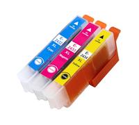 Go Inks Compatible 24XL C/M/Y Ink Cartridges - 3 Pack XL Colour Set replaces T2438 for Epson XP-55, XP-65, XP-750, XP-760, XP-850, XP-860, XP-950, XP-960, XP-970 - Cyan, Magenta, Yellow - 12ml