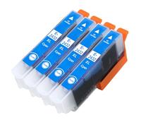 Go Inks Compatible 24XL Cyan Ink Cartridge - 4 Pack XL Multipack replaces T2431 for Epson Expression XP-55, XP-65, XP-750, XP-760, XP-850, XP-860, XP-950, XP-960, XP-970-12ml
