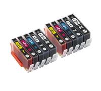 Go Inks Compatible 364XL Set of Ink Cartridges - Multipack Replacement for HP 364 XL - High Capacity Black, Photo, Black, Cyan, Magenta, Yellow for HP Photosmart Printers (Pack of 10)