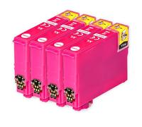 Go Inks Compatible 603XL Magenta Ink Cartridge - 4 Pack replacement for Epson Expression & WorkForce Printers - High Yield - 14ml - 4x Magenta