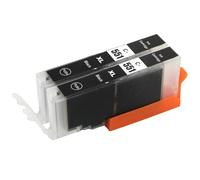 Go Inks Compatible CLI-551 XL Black Ink Cartridges - 2 Pack replacement for Canon PIXMA Printers - 12ml - 551 XL Multipack - High Yield - 2x Bk