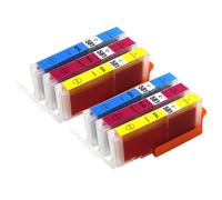 Go Inks 2 C/M/Y Set of 3 Ink Cartridges to replce CLI-581 Compatible/non-OEM for PIXMA Printers (6 Pack)