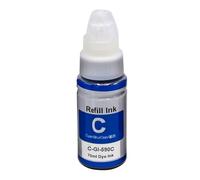 Go Inks Compatible GI-590 Cyan Ink Bottle - 1 Pack 70ml Replacement for use with Canon PIXMA G1510 G2510 G3510 G4510 G3500 G2500 G1500 G4500 G1501 G2501 G3501 G4511