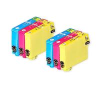 Go Inks Compatible Ink Cartridges for Epson T3476 (34XL) C/M/Y - 6 Pack - Cyan, Magenta, Yellow - For use with Epson WorkForce Pro WF-3720, WF-3720DWF, WF-3725DWF