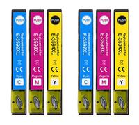 Go Inks 2 Set of 3 Ink Cartridges to replace Epson T3596 (35XL Series) C/M/Y Compatible/non-OEM for Epson Expression Home Printers (6 Inks)