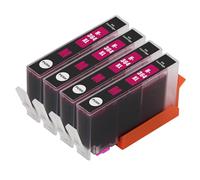 Go Inks Compatible Magenta 364M Ink Cartridge Replacement for HP 364 XL High Capacity for HP Photosmart, DeskJet & OfficeJet Printers (15ml) - 4 Pack