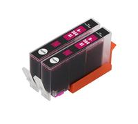 Go Inks Compatible Magenta 364M Ink Cartridge Replacement for HP 364 XL High Capacity for HP Photosmart, DeskJet & OfficeJet Printers (15ml) - 2 Pack
