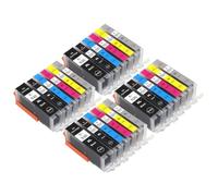 Go Inks Compatible PGI-530 & CLI-531 XL Ink Cartridges - 24 Pack replacements for Canon PIXMA TS8750 & TS8751-23ml/22ml - High Capacity - 530 531 XL Multipack - 4x Set